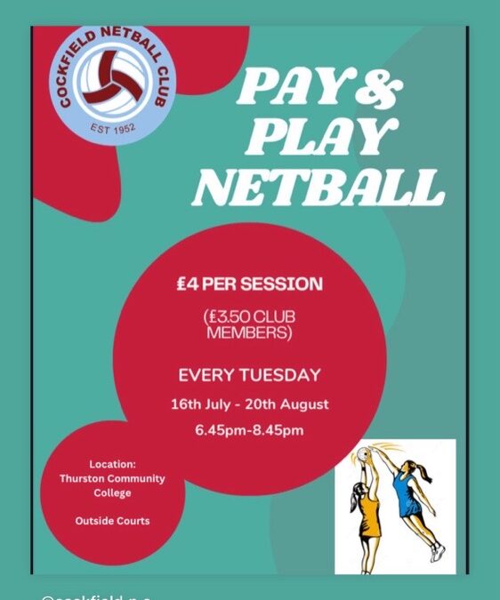 Pay and Play Netball
